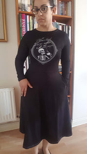 WEARS BLACK, LOVES COFFEE DRESS