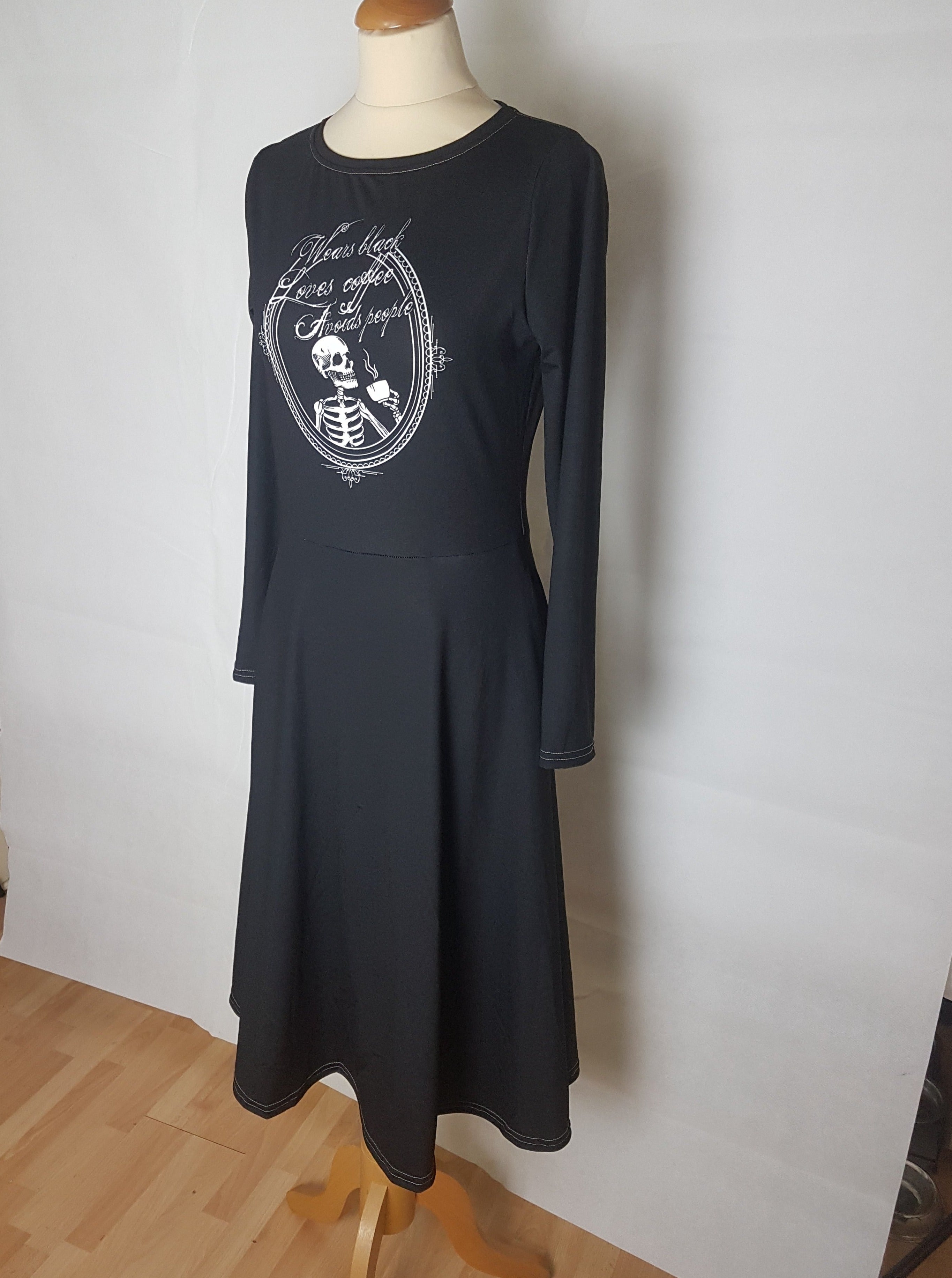 WEARS BLACK, LOVES COFFEE DRESS