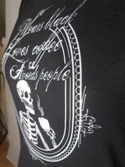 WEARS BLACK, LOVES COFFEE DRESS