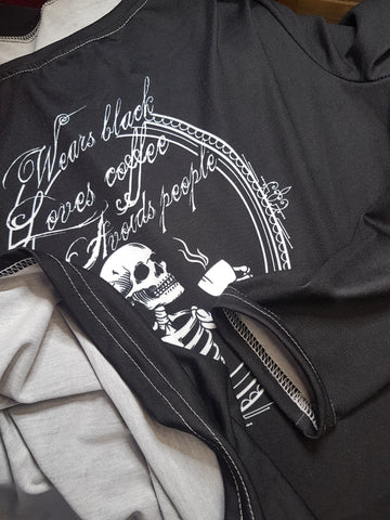 WEARS BLACK, LOVES COFFEE DRESS