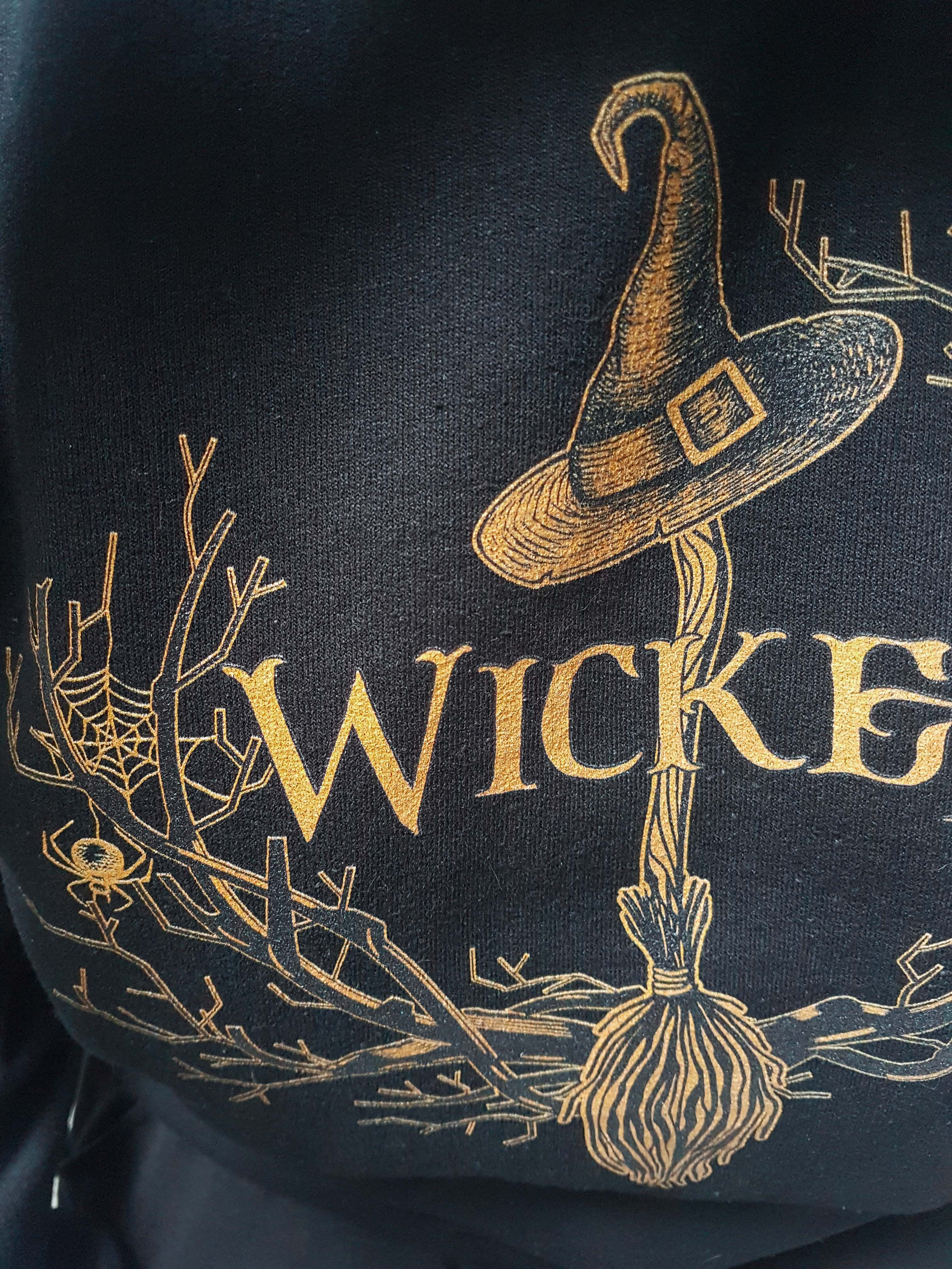 WICKED - witchy halloween t-shirt | THEBLACKWARDROBE.COM.