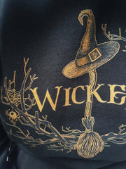 WICKED - witchy halloween t-shirt | THEBLACKWARDROBE.COM.