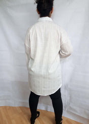LONG SHIRT (Baroque Skull Stripes print)