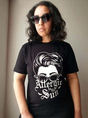 ALLERGIC TO THE SUN t-shirt