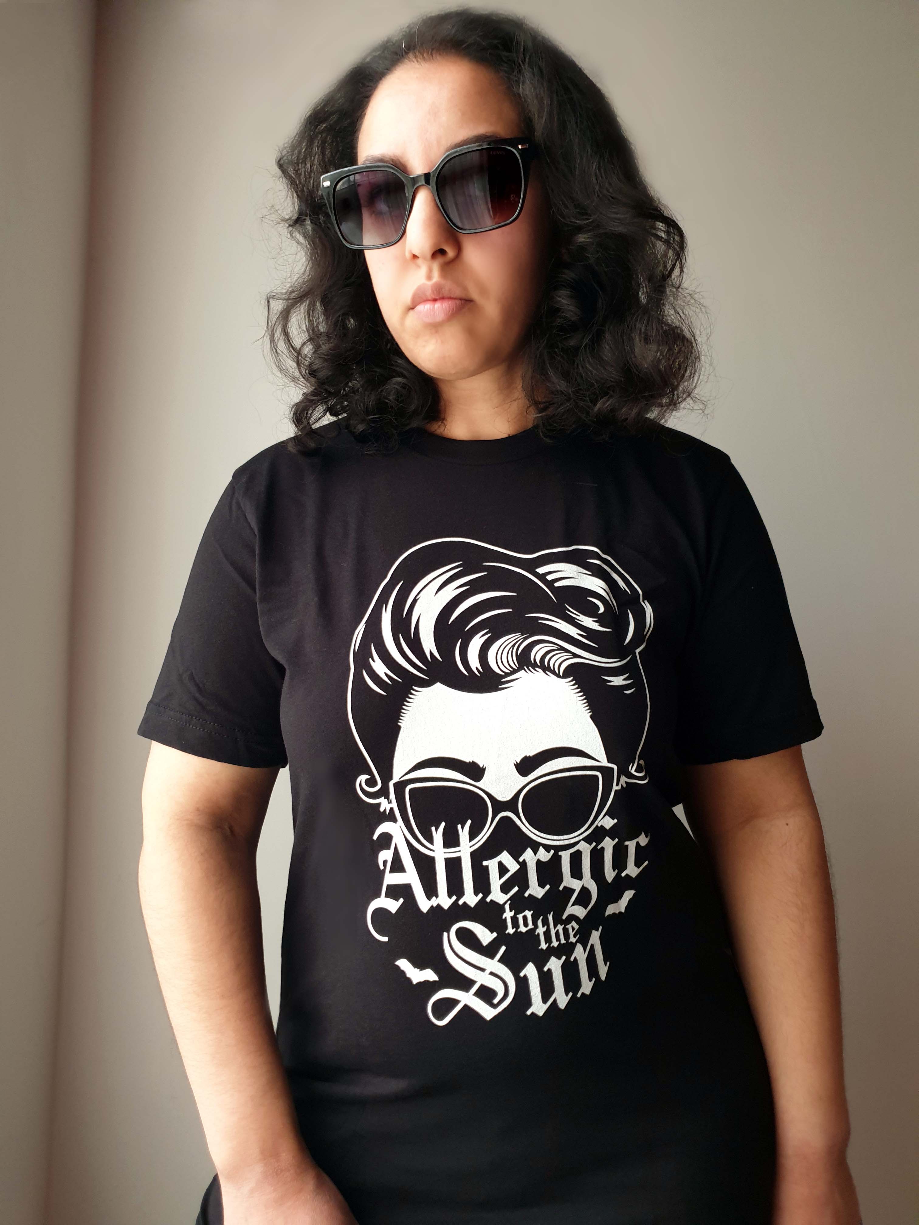 ALLERGIC TO THE SUN t-shirt