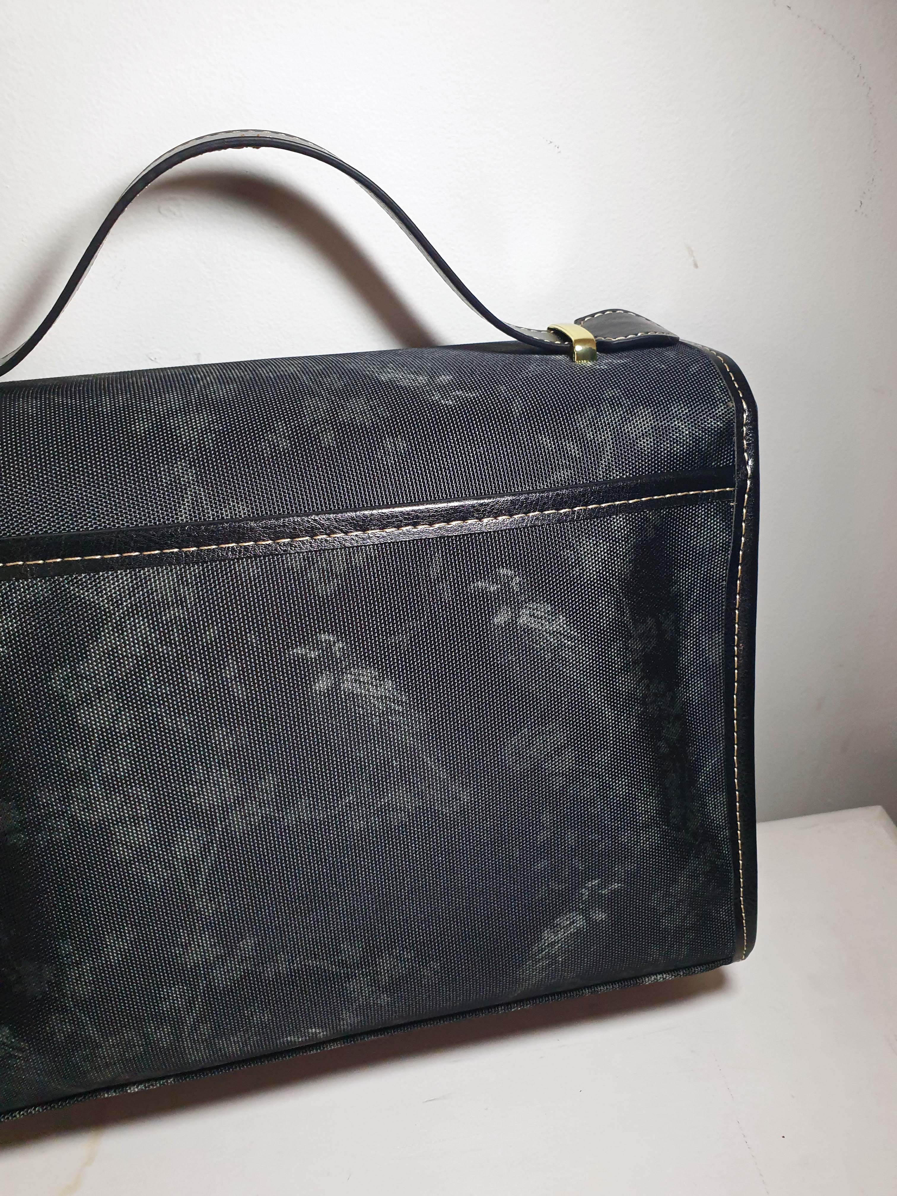 BLACK CROSSBODY FLAP BAG (Ravens/Blossoms print)