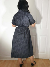 MIDI SHIRTDRESS (Baroque Skulls print)