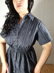 MIDI SHIRTDRESS (Baroque Skulls print)