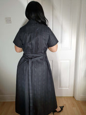 MAXI SHIRTDRESS (Baroque Skulls print)