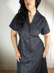 MAXI SHIRTDRESS (Baroque Skulls print)