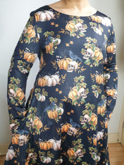 SILKY JERSEY DRESS WITH LONG SLEEVES