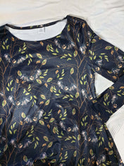 SILKY JERSEY DRESS WITH LONG SLEEVES