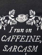 (V-NECK) CAFFEINE THOUGHTS t-shirt