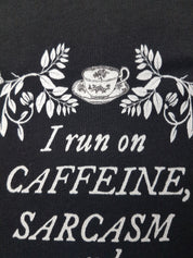 (V-NECK) CAFFEINE THOUGHTS t-shirt