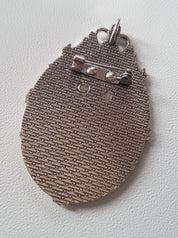 OUIJA PLANCHETTE CAMEO BROOCH