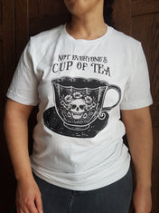 NOT EVERYONE'S CUP OF TEA t-shirt (white)