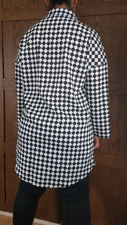 LONG SHIRT (Harlequin print)