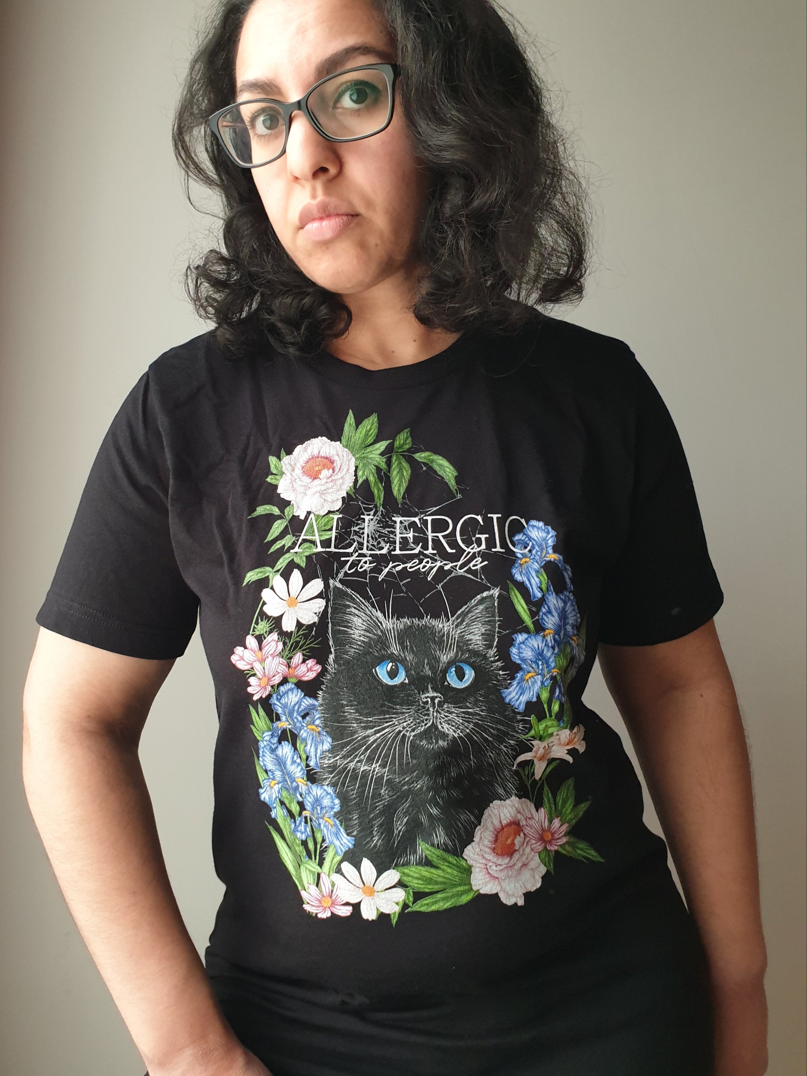 ALLERGIC TO PEOPLE t-shirt