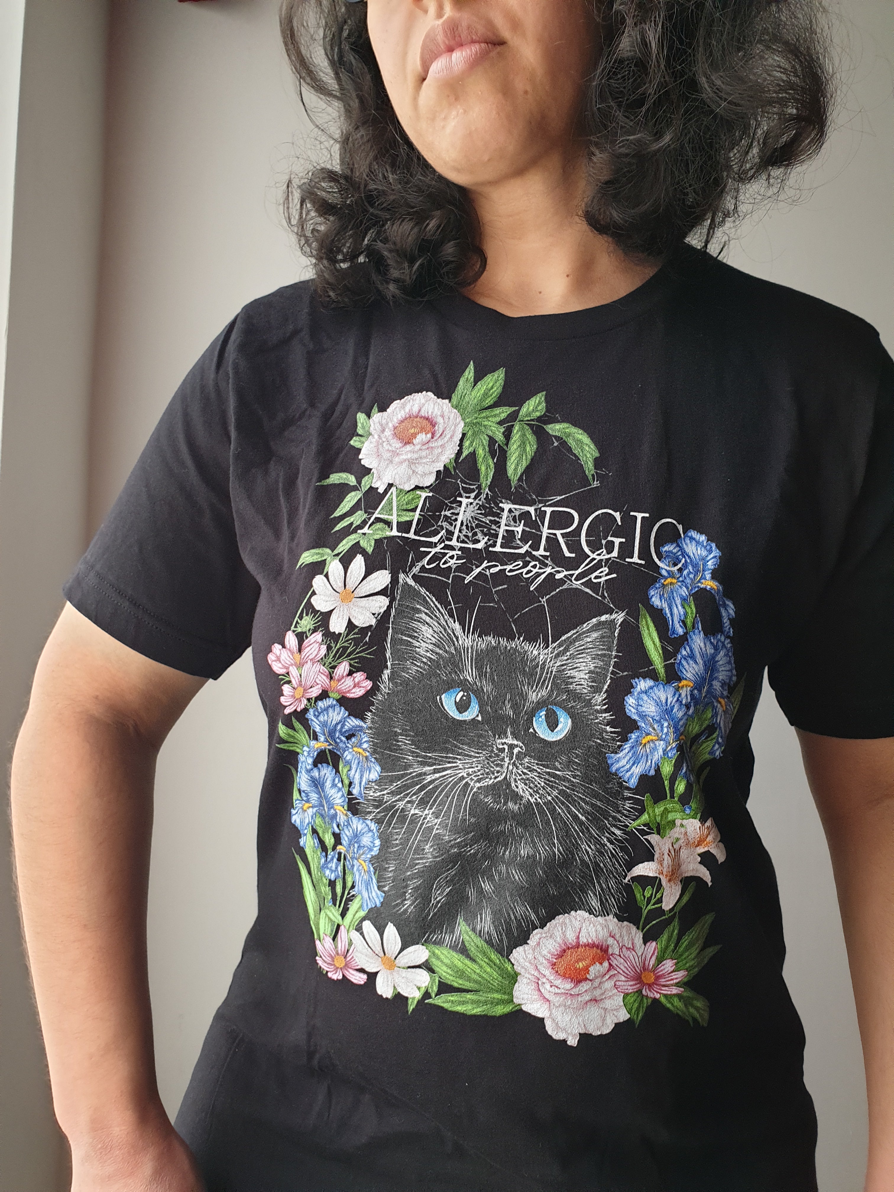 ALLERGIC TO PEOPLE t-shirt