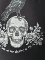 (V-NECK) I HAVE NOT DESIRE TO FIT IN t-shirt