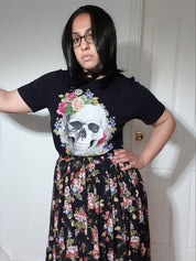FLORAL SKULL t-shirt