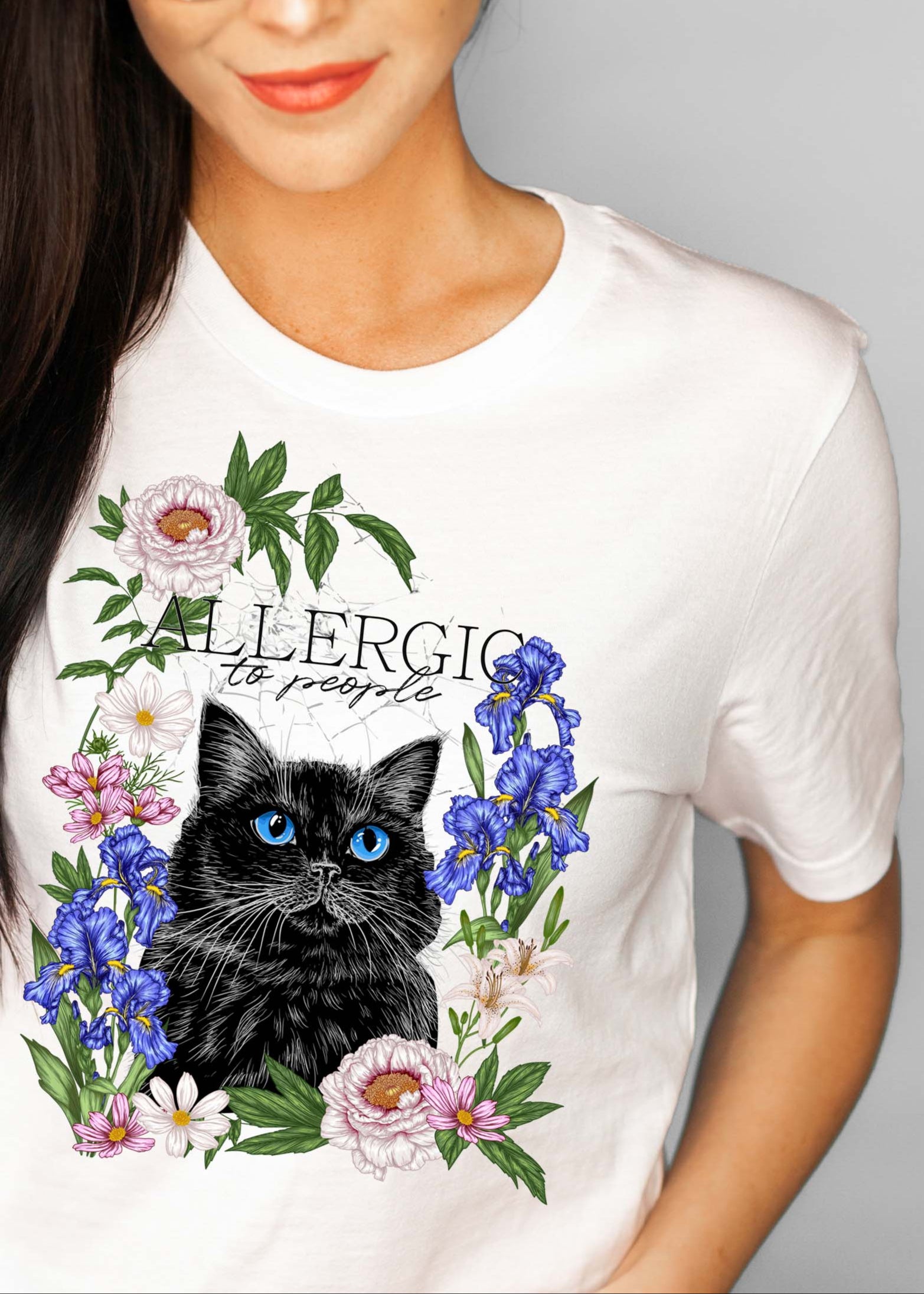 ALLERGIC TO PEOPLE t-shirt