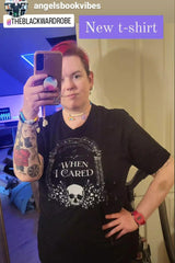 IN MEMORY OF WHEN I CARED t-shirt