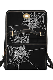 BLACK CROSSBODY FLAP BAG