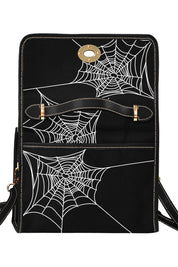 BLACK CROSSBODY FLAP BAG