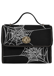 BLACK CROSSBODY FLAP BAG