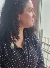 MEDUSA SKULL CAMEO BROOCH