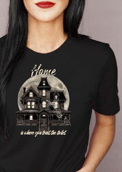 HOME IS WHERE YOU TRUST THE TOILET t-shirt