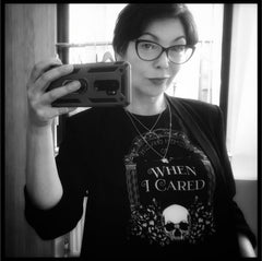 IN MEMORY OF WHEN I CARED t-shirt