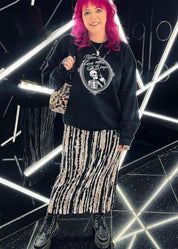 WEARS BLACK, LOVES COFFEE, AVOIDS PEOPLE sweatshirt