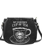 BLACK CROSSBODY SADDLE BAG | THEBLACKWARDROBE.COM.