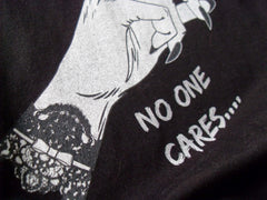 (V-NECK) SHHH...NO ONE CARES t-shirt