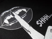(V-NECK) SHHH...NO ONE CARES t-shirt