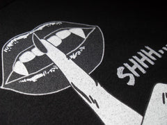 (V-NECK) SHHH...NO ONE CARES t-shirt