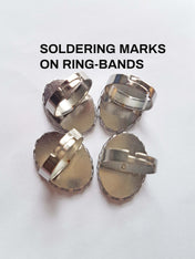 SILVER LADY SKULL CAMEO RING