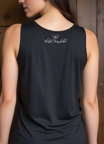 FLORAL SKULL tank-top