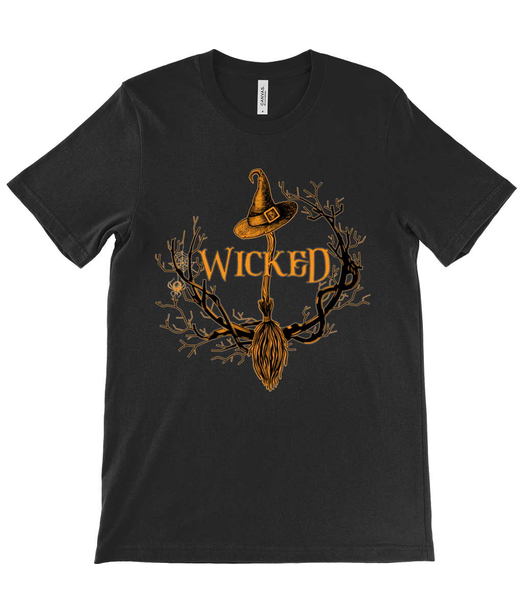 WICKED - witchy halloween t-shirt | THEBLACKWARDROBE.COM.