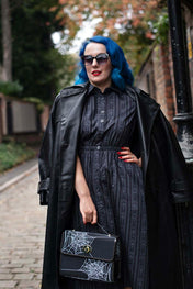 BLACK CROSSBODY FLAP BAG