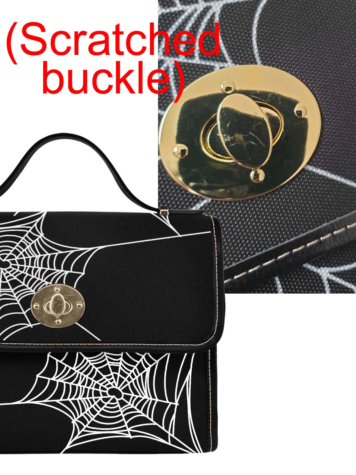 BLACK CROSSBODY FLAP BAG