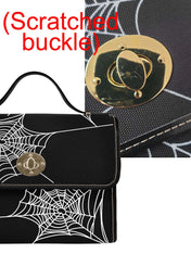 BLACK CROSSBODY FLAP BAG