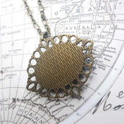 DAINTY OCTOPUS KRAKEN CAMEO NECKLACE | THEBLACKWARDROBE.COM.