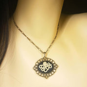 DAINTY OCTOPUS KRAKEN CAMEO NECKLACE | THEBLACKWARDROBE.COM.