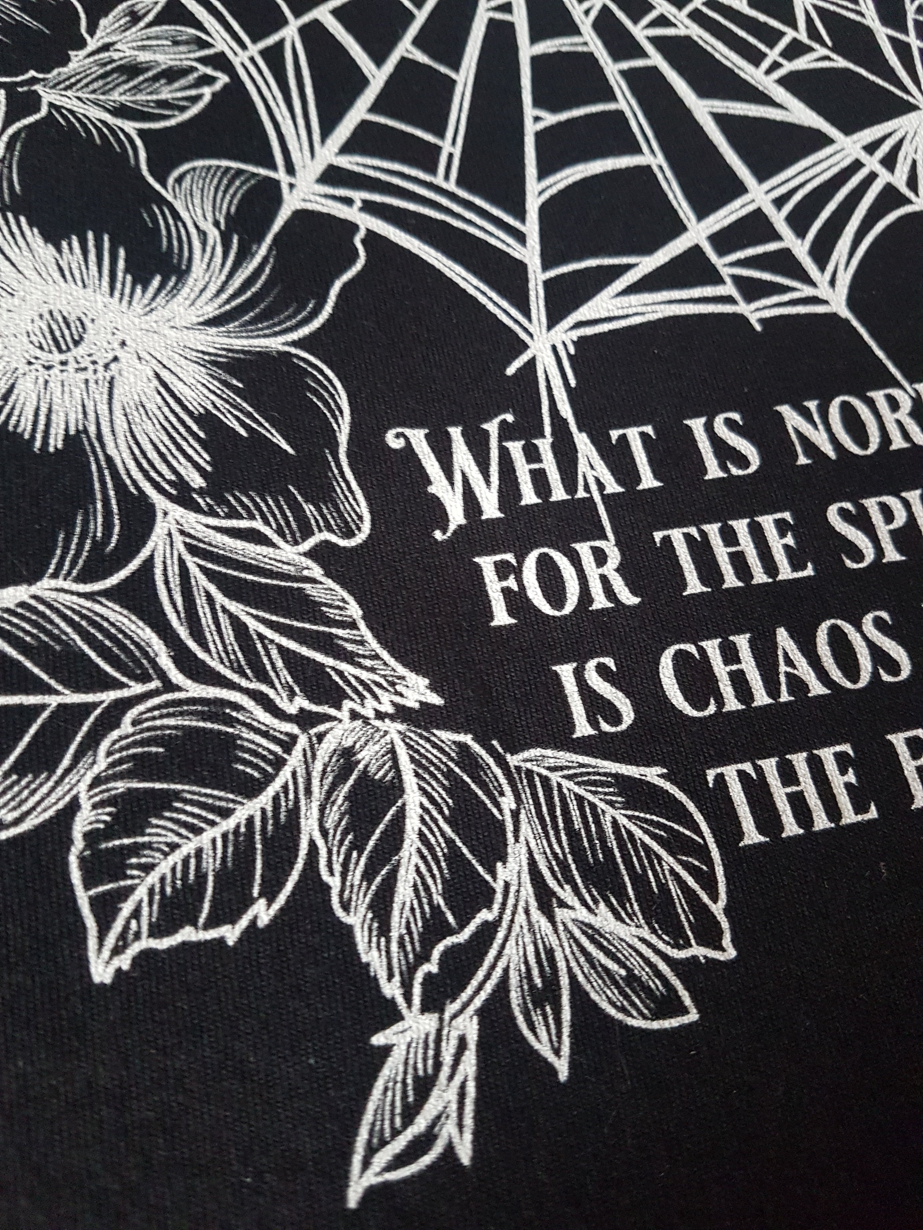 NORMAL IS AN ILLUSION - Morticia Addams quote t-shirt | THEBLACKWARDROBE.COM.