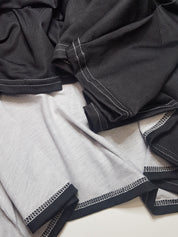 ALLERGIC TO THE SUN STRIPED DRESS - handmade to order | THEBLACKWARDROBE.COM.