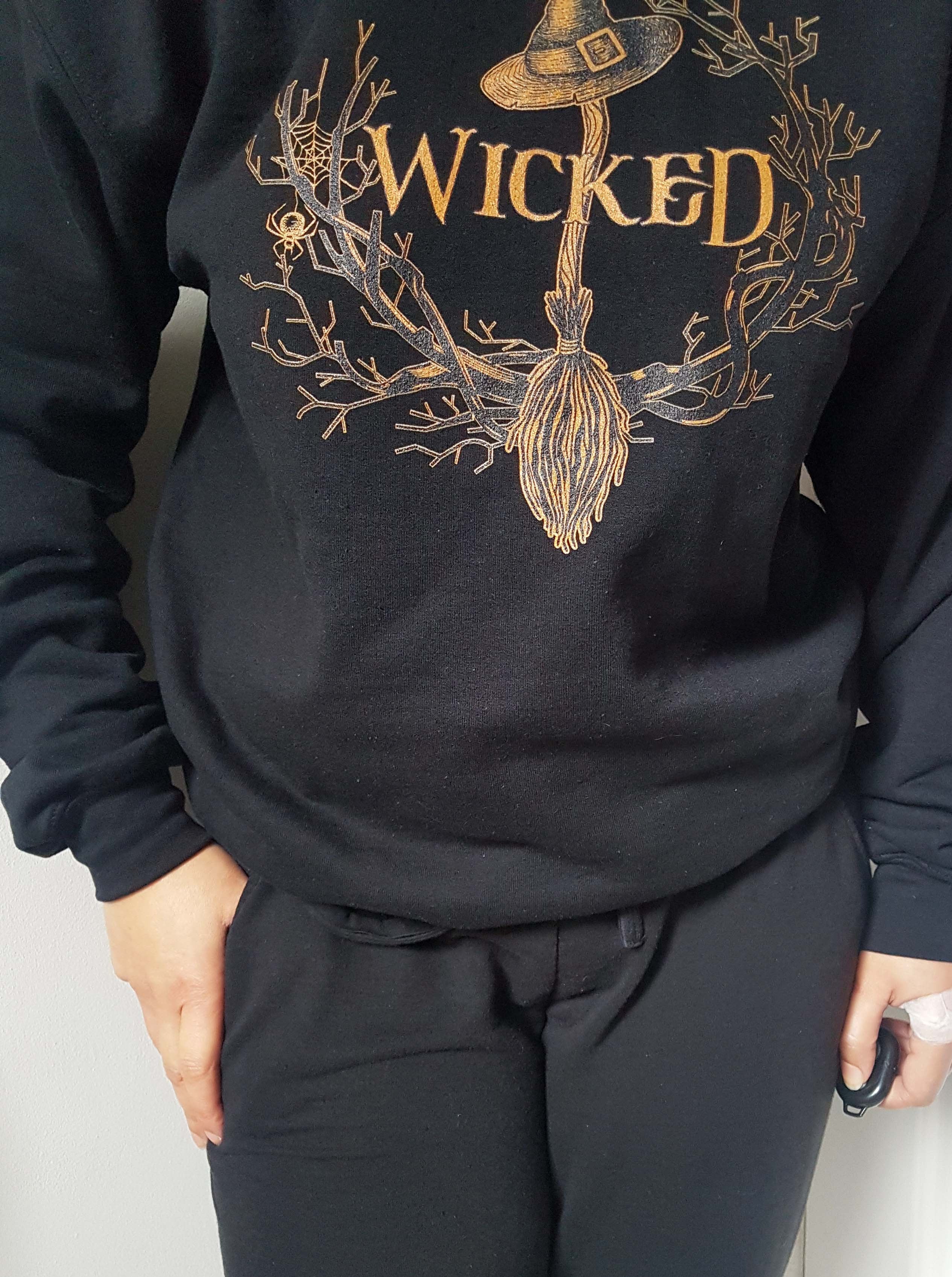 WICKED sweatshirt | THEBLACKWARDROBE.COM.