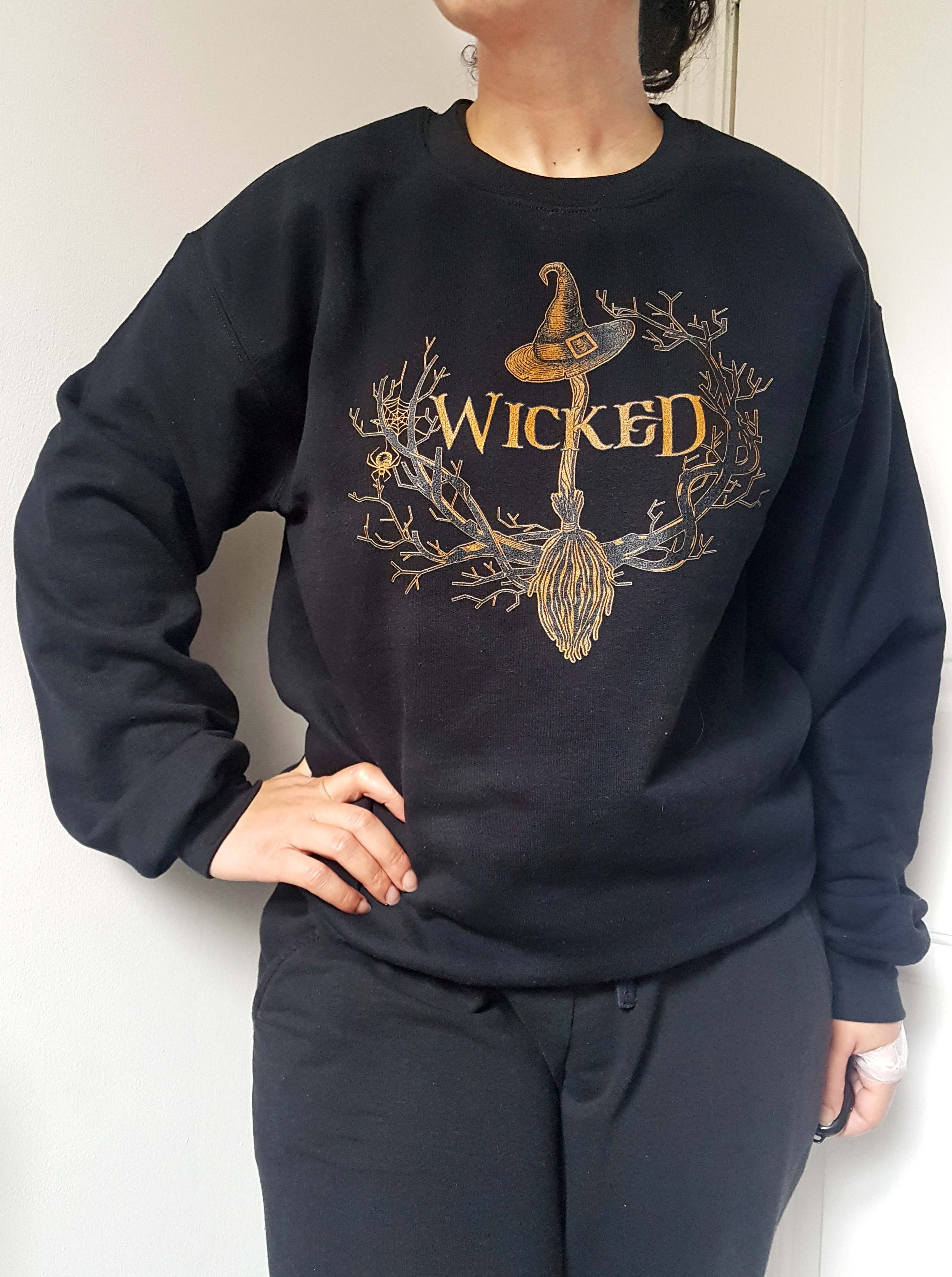 WICKED sweatshirt | THEBLACKWARDROBE.COM.